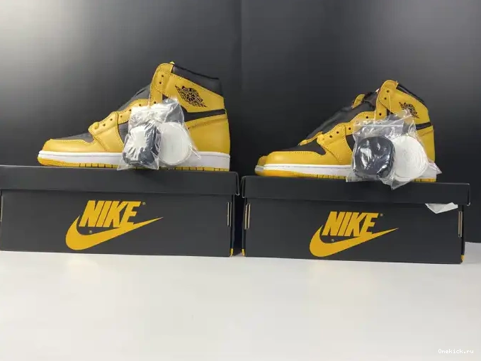 One Kick 1 Air 555088-701 OG Retro High Pollen Jordan 0701